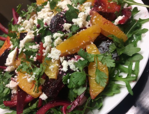 Roasted Beet Salad with Oranges and Queso Fresco