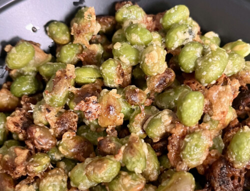 Garlic Parmesan Edamame