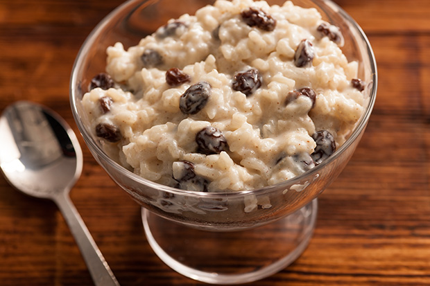 Rum Raisin Rice Pudding