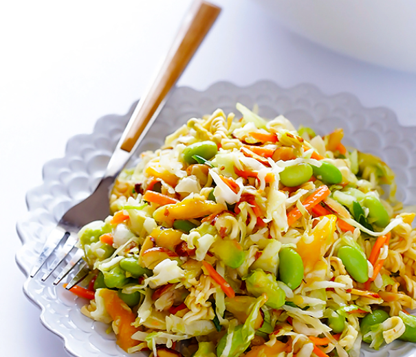 Asian Mango, Avocado & Ramen Noodle Salad