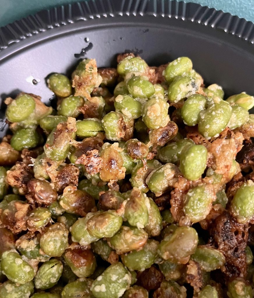 Garlic Parmesan Edamame