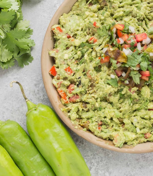 Hatch Green Chile Guacamole