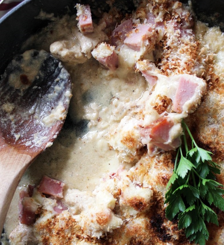 Chicken Cordon Bleu Pasta Bake