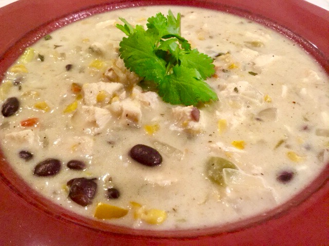 Mexican Corn Chicken Soup