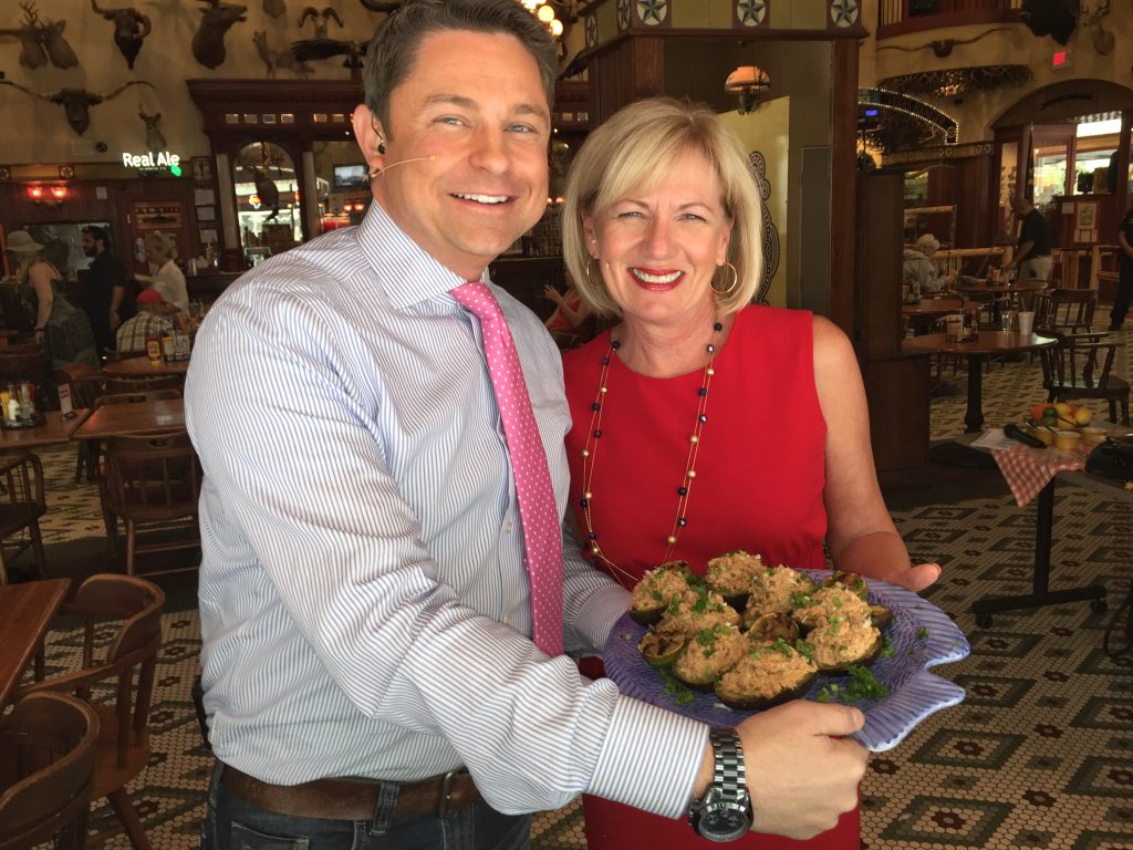 Spicy Tuna Stuffed Grilled Avocados