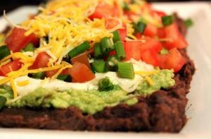 Layered Mexican Black Bean Dip