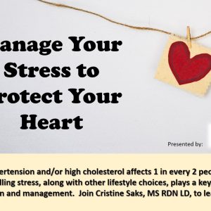 WEBINAR: Manage Your Stress to Protect Your Heart