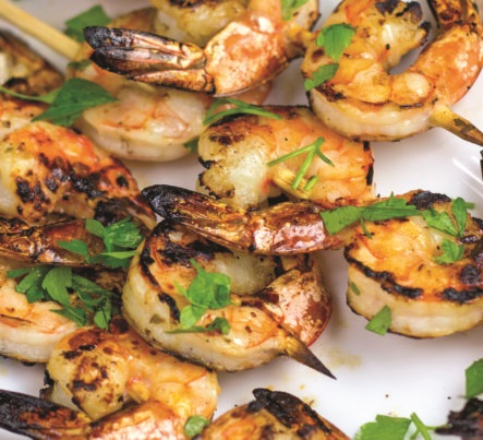 Ginger-Lime Marinated Shrimp Skewers