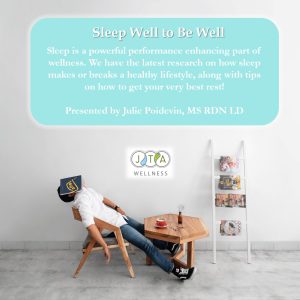 WEBINAR: Sleep Well to Be Well
