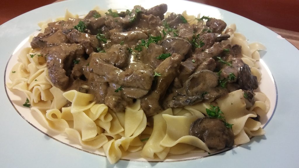 Beef Stroganoff