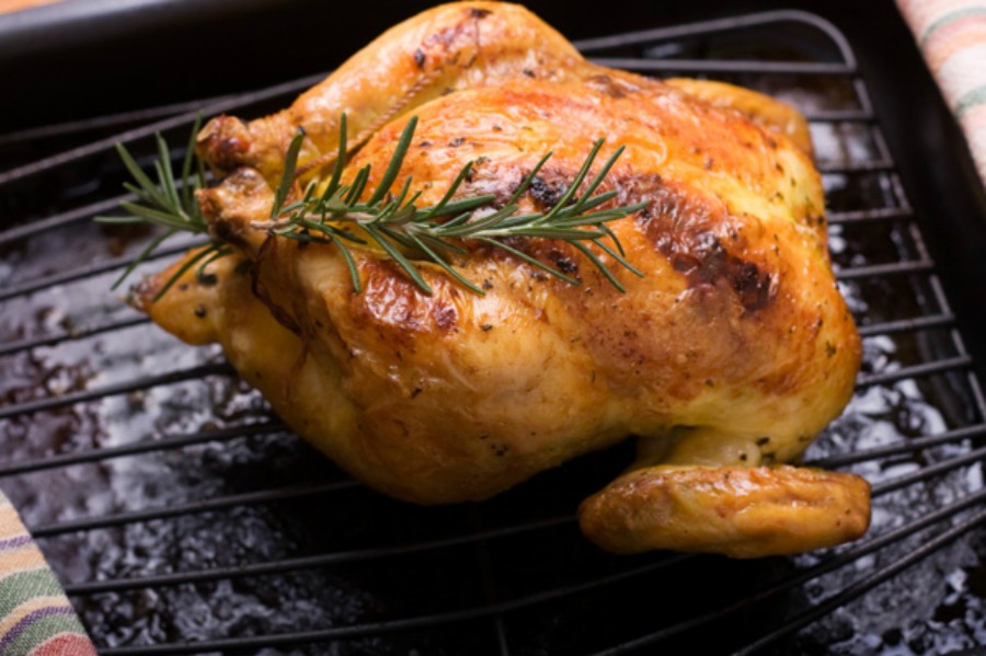 Orange and Rosemary Roasted Cornish Game Hens