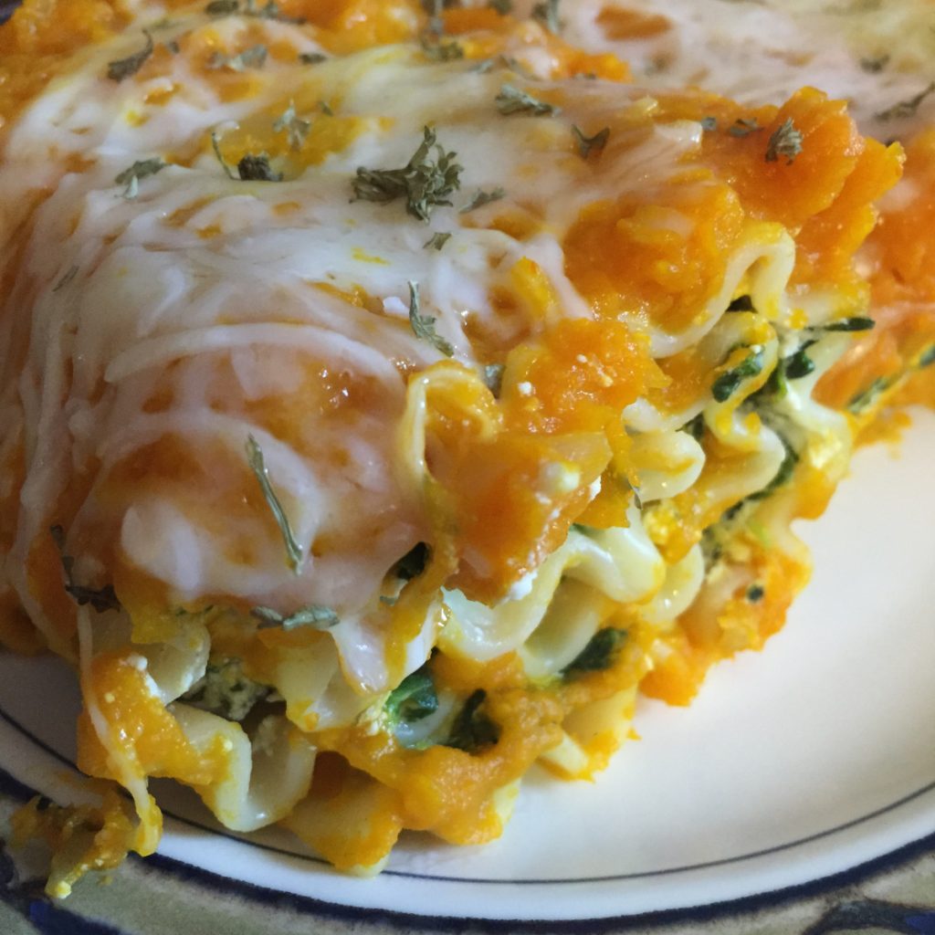 Butternut Squash Lasagna Rolls