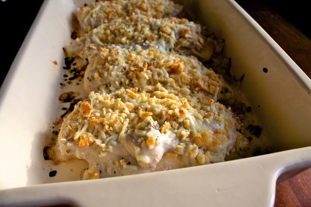 Creamy Baked Chicken with Mushrooms