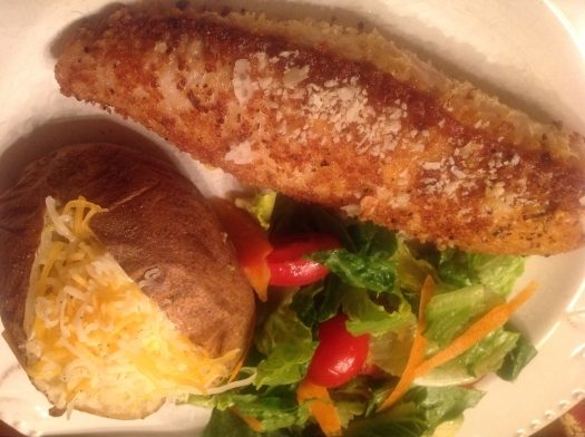 Parmesan Crusted Red Snapper