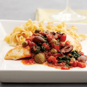 Italian Chicken with Peppers & Olives