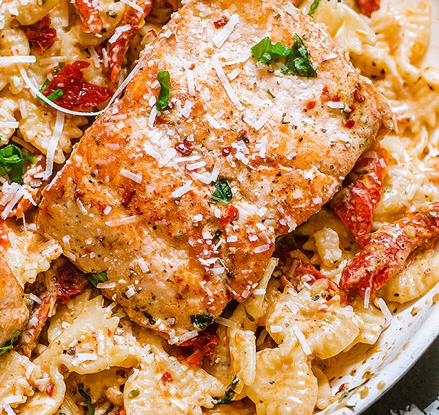 Mediterranean Pan-Seared Salmon