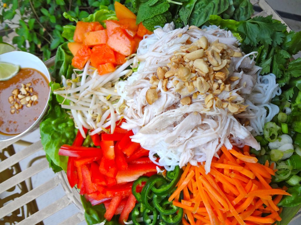Vietnamese Spring Roll Salad