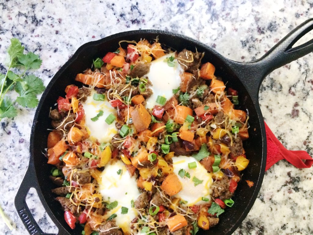 Southwestern Sweet Potato Hash Skillet