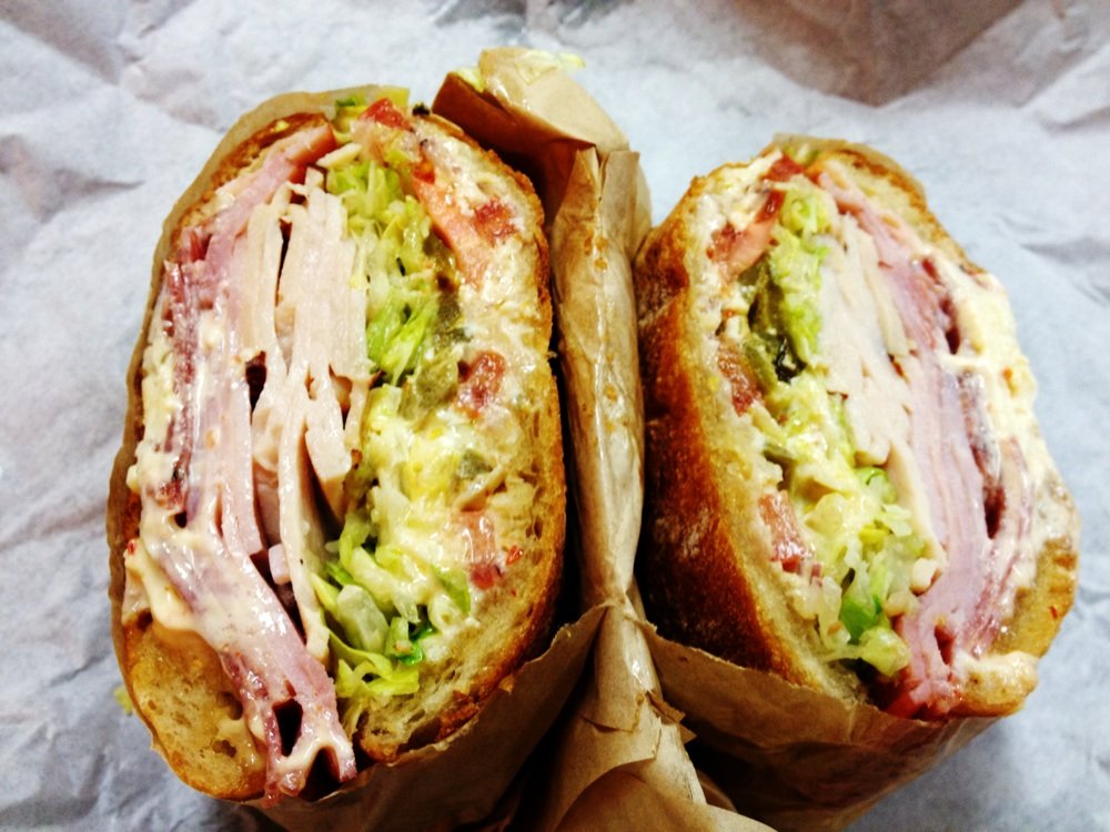 Greek Turkey and Avocado Sandwich